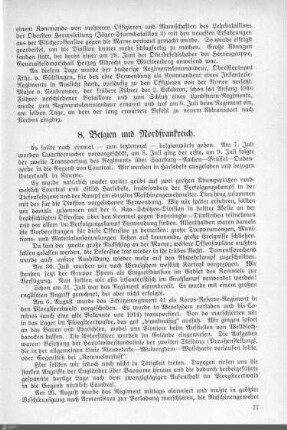 8. Belgien und Nordfrankreich.