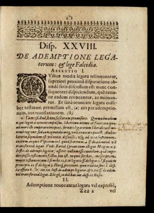 Disp. XXVIII.