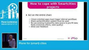 Plone for (smart) cities