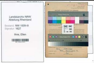 Entnazifizierung Ellen Ihne , geb. 19.09.1916 (Arzthelferin)
