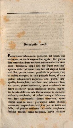 De pneumonia : dissertatio inauguralisd