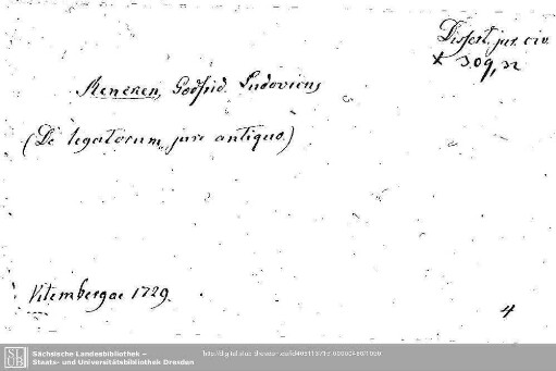 Dissertationes iuris civilis 0309,32