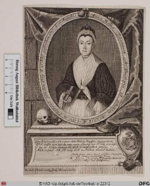 Bildnis Anna Rosina Tschanter, geb. Günther