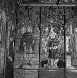 Zyklus mit Kaisern, Sibyllen und Heiligen — Kaiser und Sibylla Persica