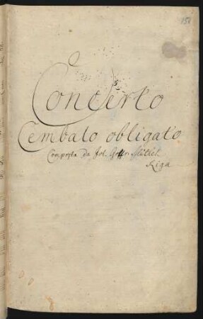 Konzerte; iSol: cemb, orch; c-Moll
