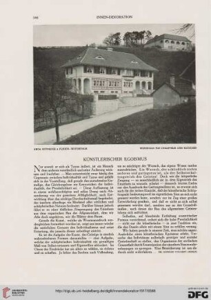 Künstlerischer Egoismus