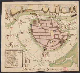 Plan de la ville de Zwickau