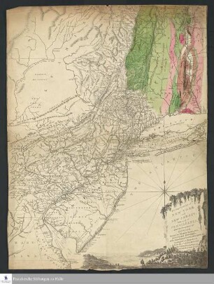 The Provinces of New York, and New Jersey : with part of Pensilvania, and the Province of Quebec