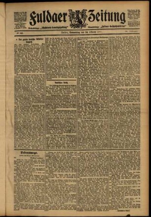 Ausgabe vom Donnerstag, den 24. Oktober 1907.
