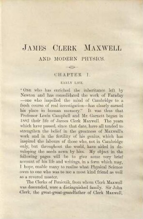 James Clerk Maxwell and Modern Physics