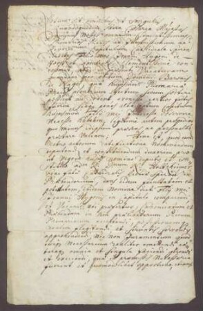 Procuratorium des Johann Hugo von Vorst zu Lombeck für den Vikar Holzheimer.