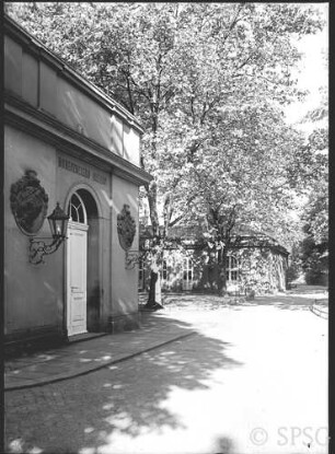 Berlin, Schloss Monbijou, Außenansicht.