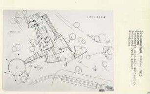 Aquarium (Diplomarbeit bei Willy Kreuer): Grundriss Erdgeschoss 1:200