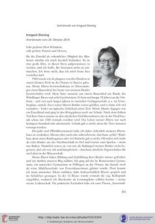 Antrittsrede vom 29. Oktober 2016