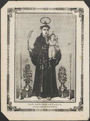 San Antonio de Padua que se venera en Calpulalpam