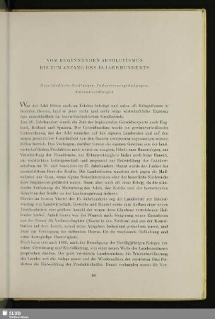 Vom Beginnenden Absolutismus Bis Zum Anfang Des 19. Jahrhunderts