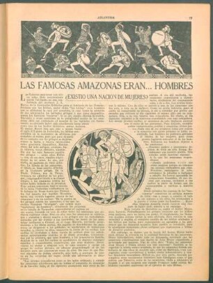 Las famosas amazonas eran... hombres : ¿Existio una nación de mujeres?