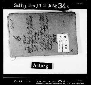 Lehnssachen von Klencke Enthält: auch: Verschreibung von Schloß und Amt Rodenberg 1558