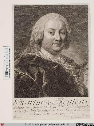 Bildnis Martin Meytens (Mijtens) d. J. van