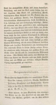 231-235 Religionsphilosophie