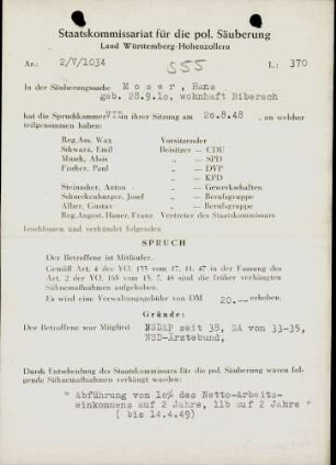 Moser, Hans
