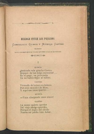 Diálogo entre los paisanos