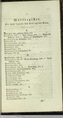 Wortregister