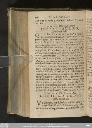 Epistola IV. Ruraemundam. Guilielmo Cripio, Gelriae Cancellario.