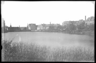 Geringswalde. Blick über den Großteich zur Unterstadt