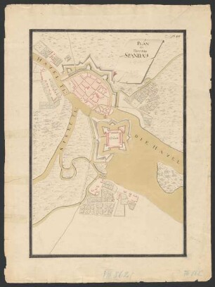 Plan der Festung Spandau