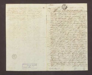 Erbbestandsbrief über das zur Pflege Schönau gehörige große Münch- und Teidinger Hofgut zu Edingen.