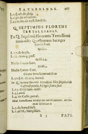 Q. Septimus Florens Tertullianus.