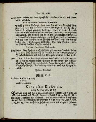Num. VII.