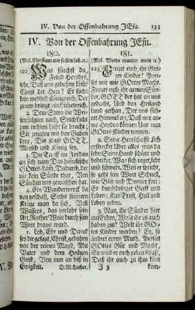 IV. Von der Offenbahrung Jesu.