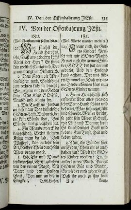 IV. Von der Offenbahrung Jesu.