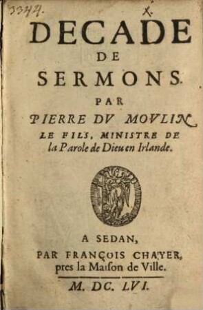Decade De Sermons : [5 decades]