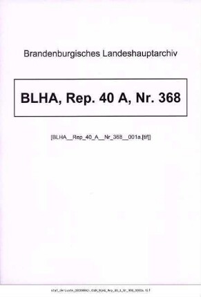 Kirchenvisitation zu Gardelegen