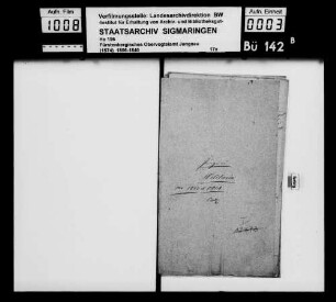 Quartierkosten, Magazinlieferungen, Botengänge zu Fuß und zu Pferde, Vorspann und andere Militaria von Jungnau, Hochberg, Blättringen, Inneringen, Storzingen, Oberschmeien, Unterschmeien und Vilsingen
