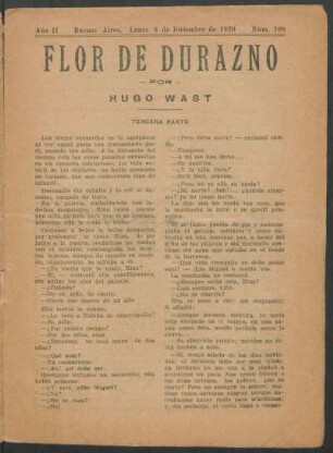 1920010800: Flor de durazno : tercera parte