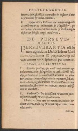 De Perseverantia.