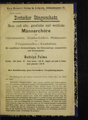 Max Hesse's Verlag in Leipzig