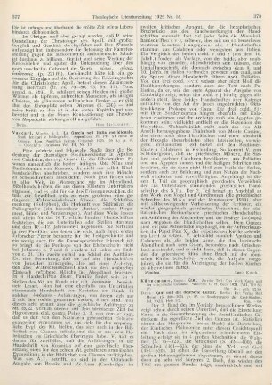 378-381 [Rezension] Kühnemann, Eugen, Kant und die deutsche Kultur