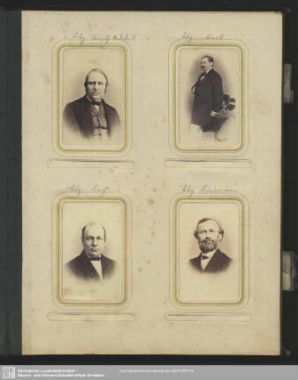 Carl Gottlob Barth; Gotthelf Fürchtegott Beck; Friedrich Wilhelm Beeg; Karl Friedrich Biedermann