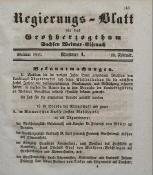 Nr. 4 : 10. Februar 1841