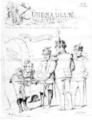 Kapitulation Napoleons III. am 2. September 1870 in Sedan - Darmstädter Bilderbogen Nr. 8