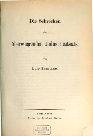 Die Schrecken des überwiegenden Industriestaats