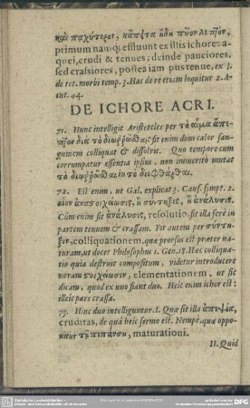 De Ichore Acri