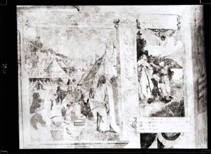Kirche; Wandbilder im Chor, nach der Restaurierung