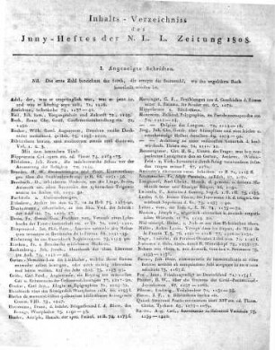 Monatsregister Juni 1808