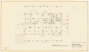 Evangelisches Gemeindezentrum, Herford: Kirche: Pfarrhaus Grundriss Obergeschoss 1:50